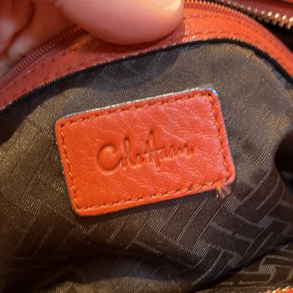 Small orange Cole Haan handbag - Picture 7 of 12